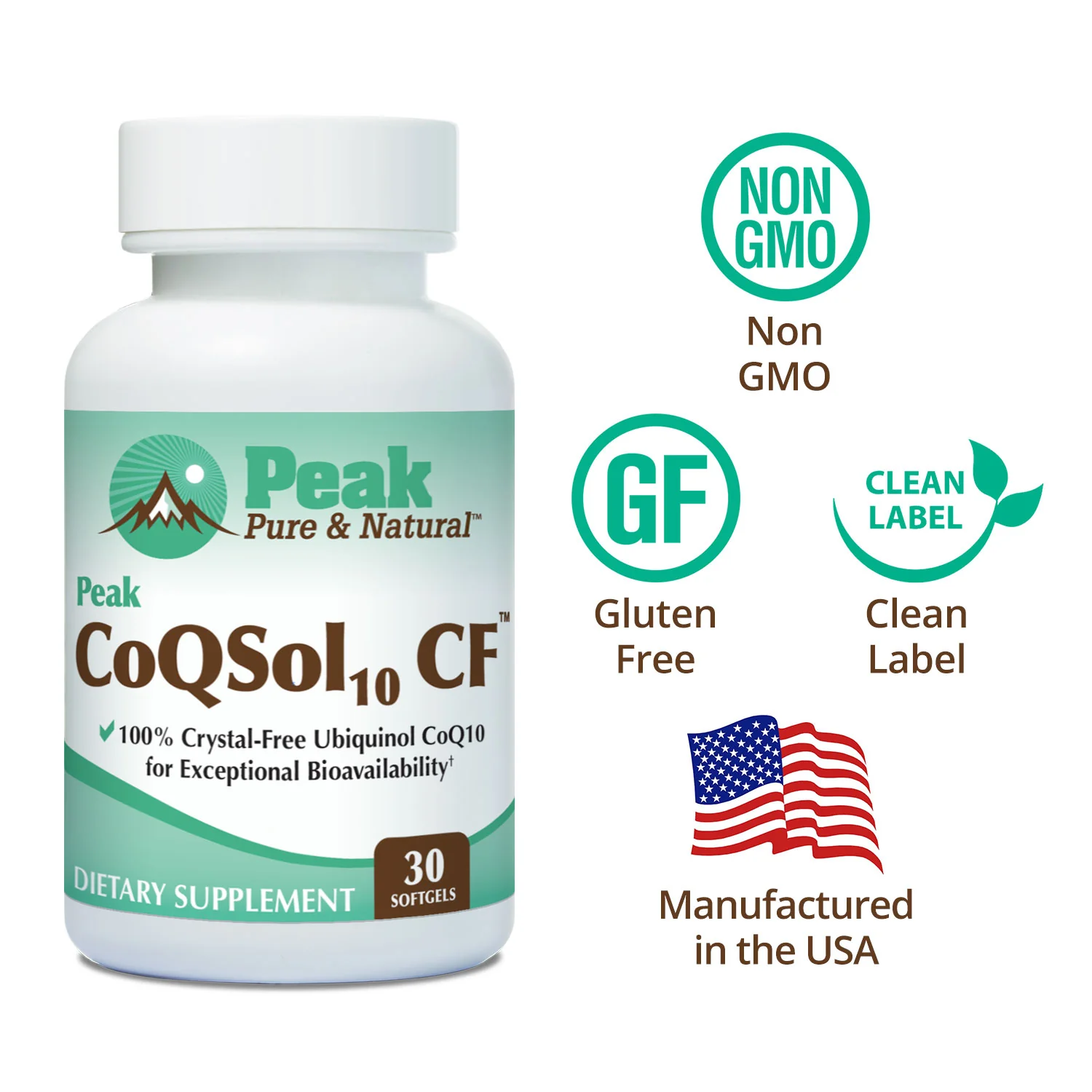 Peak CoQSol10 CF™ Supplement - Image 3